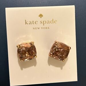 Kate Spade Sparkling Gold-Tone Earrings